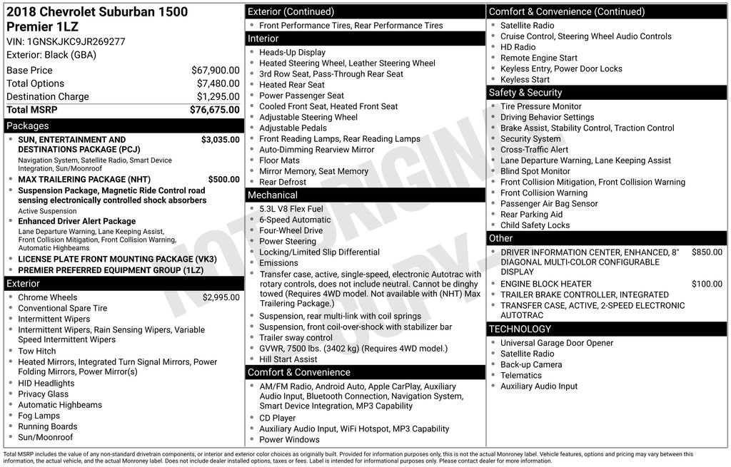 Used 2018 Chevrolet Suburban Premier image 44