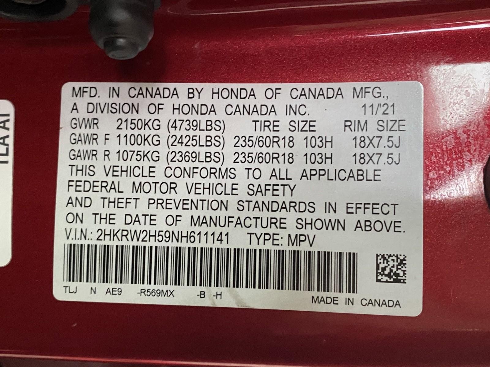 Used 2022 Honda CR-V EX image 30