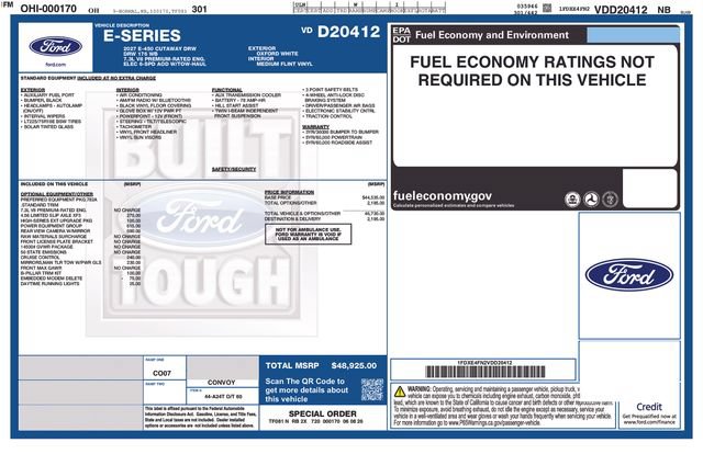 New 2027 Ford E-450 and Econoline 450 Super Duty w/ Power Equipment Group RWD image 34