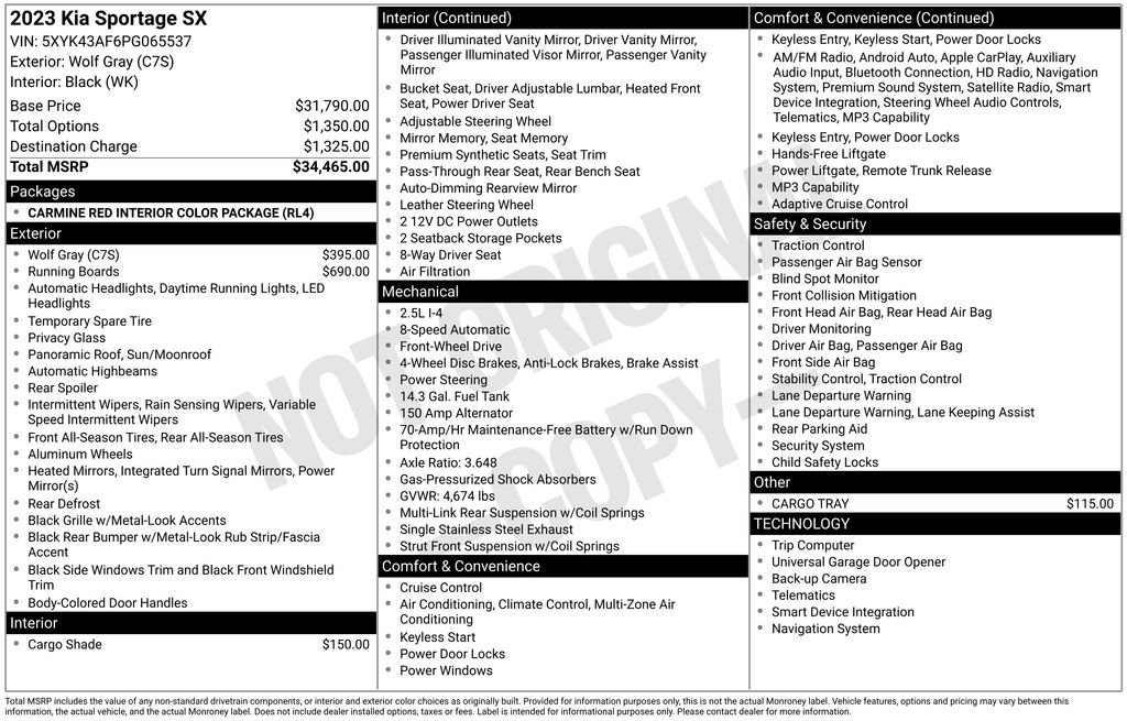 Used 2023 Kia Sportage SX image 5