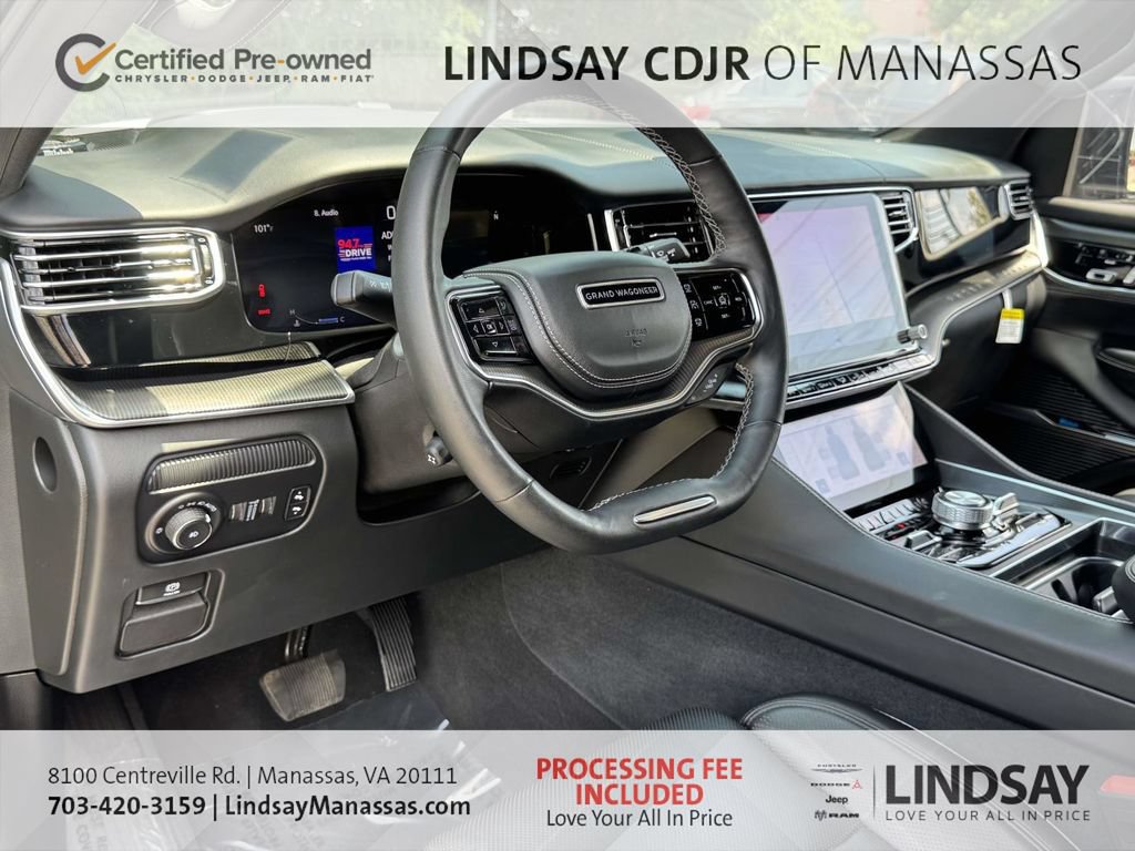 Certified 2024 Jeep Grand Wagoneer Series II Obsidian w/ Quick Order Packagew 28T AWD/4WD image 18
