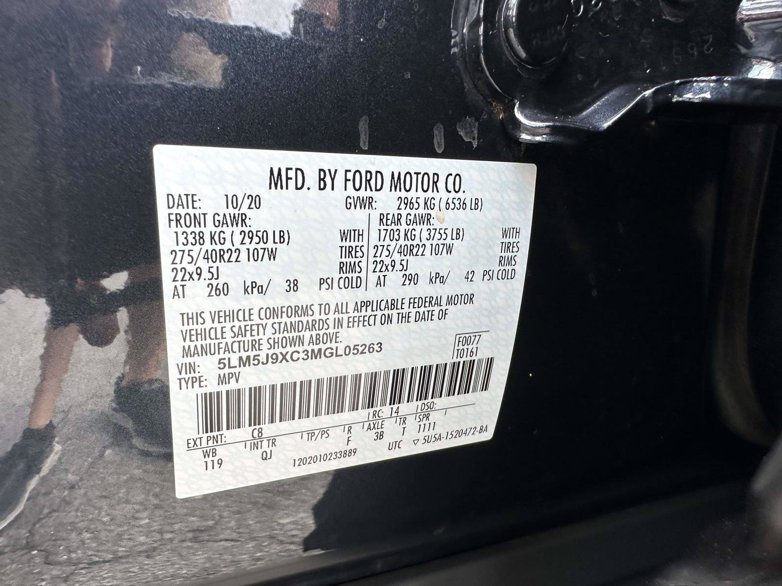 Used 2021 Lincoln Aviator Black Label w/ Dynamic Handling Package AWD/4WD image 32