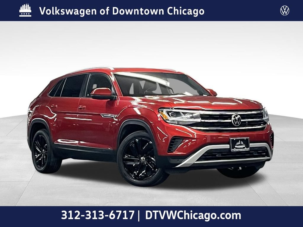 Certified 2022 Volkswagen Atlas Cross Sport SE w/ Panoramic Sunroof Package