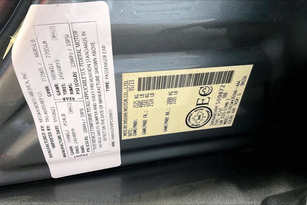 Used 2023 Nissan Maxima SR FWD image 36