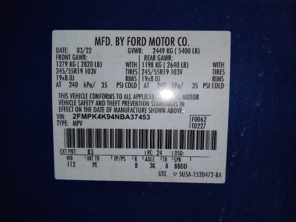 Used 2022 Ford Edge Titanium w/ Equipment Group 301A AWD/4WD image 33