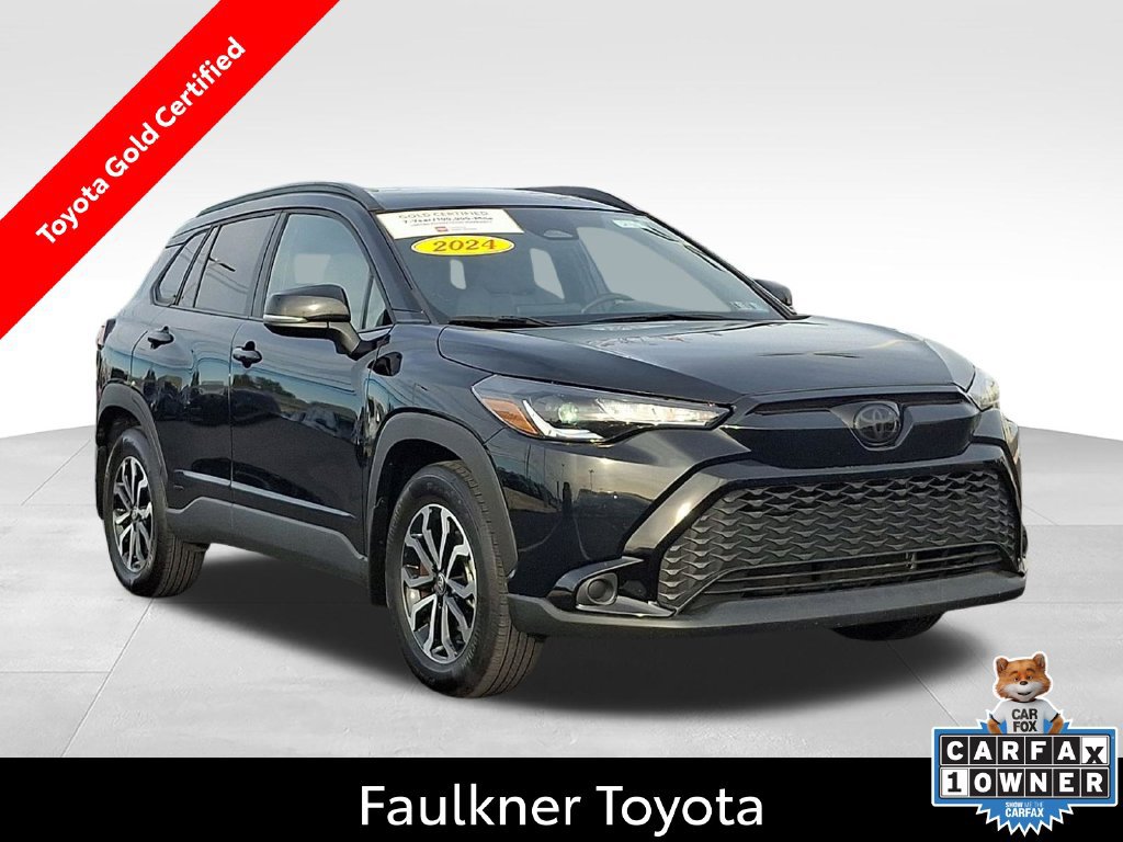 Certified 2024 Toyota Corolla Cross AWD Hybrid w/ Moonroof Package