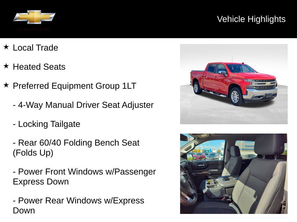 Used 2019 Chevrolet Silverado 1500 LT w/ All-Star Edition AWD/4WD image 18