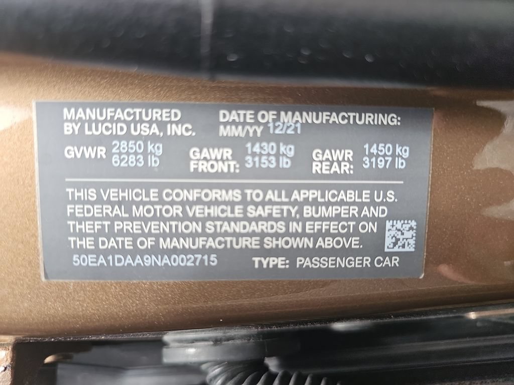 Used 2022 Lucid Air Dream Edition AWD/4WD image 36
