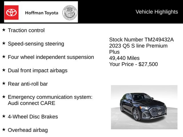 Used 2023 Audi Q5 2.0T Premium Plus w/ Premium Plus Package AWD/4WD image 30