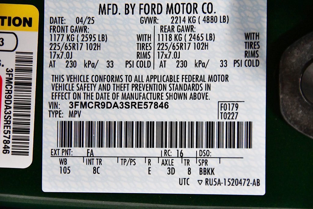 Used 2025 Ford Bronco Sport Badlands image 14