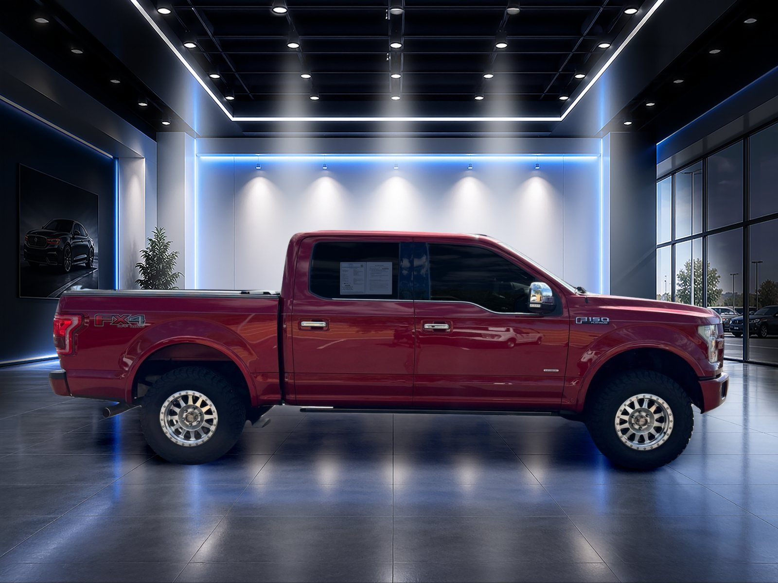 Used 2015 Ford F150 Platinum w/ Equipment Group 701A Luxury AWD/4WD image 3