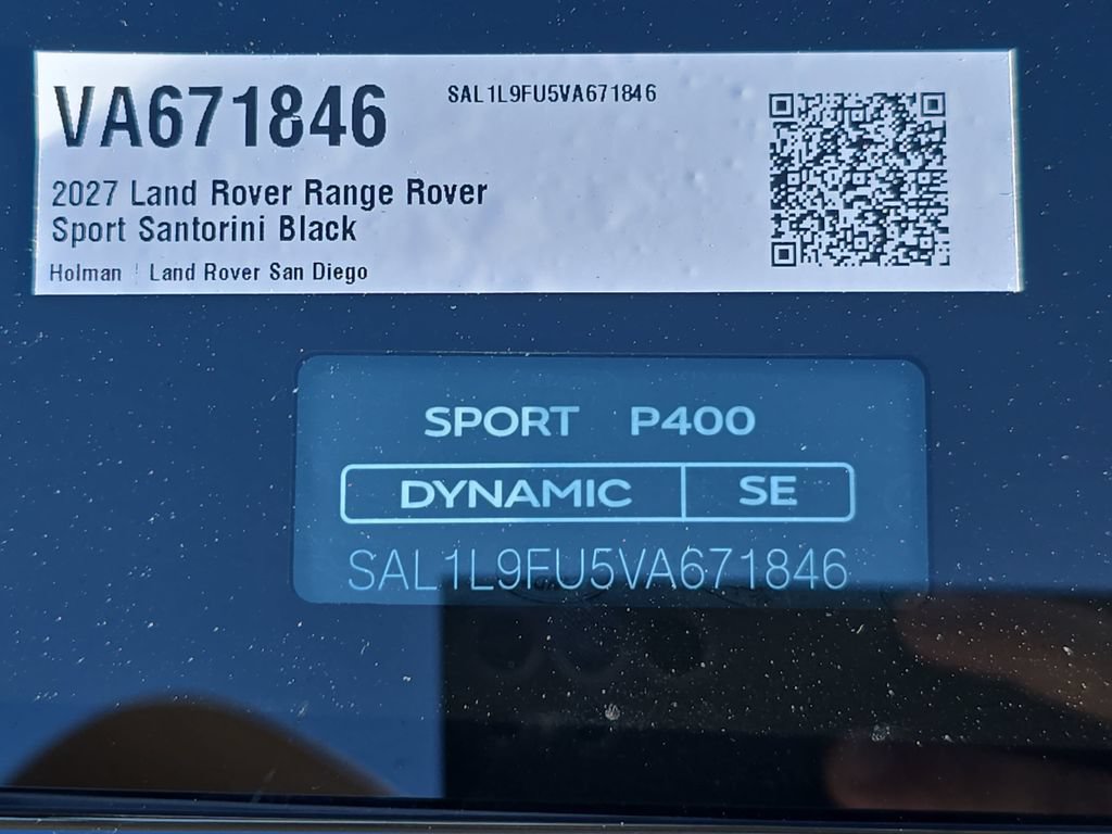 New 2027 Land Rover Range Rover Sport Dynamic SE AWD/4WD image 37