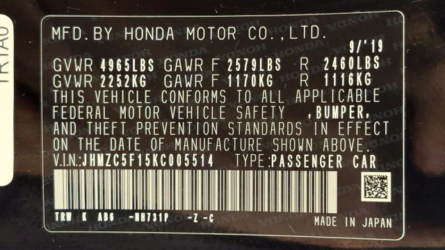 Used 2019 Honda Clarity Plug-In Hybrid image 43