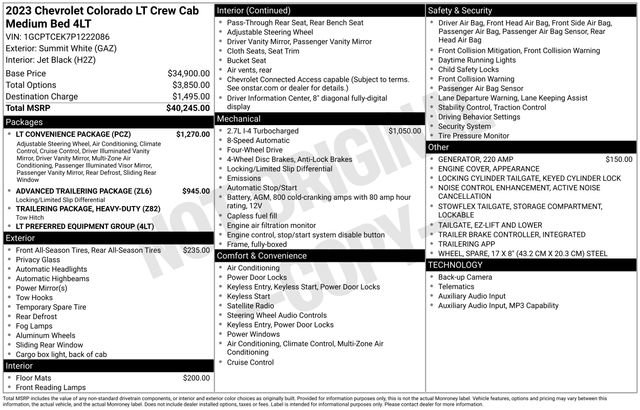 Certified 2023 Chevrolet Colorado LT w/ LT Convenience Package image 6
