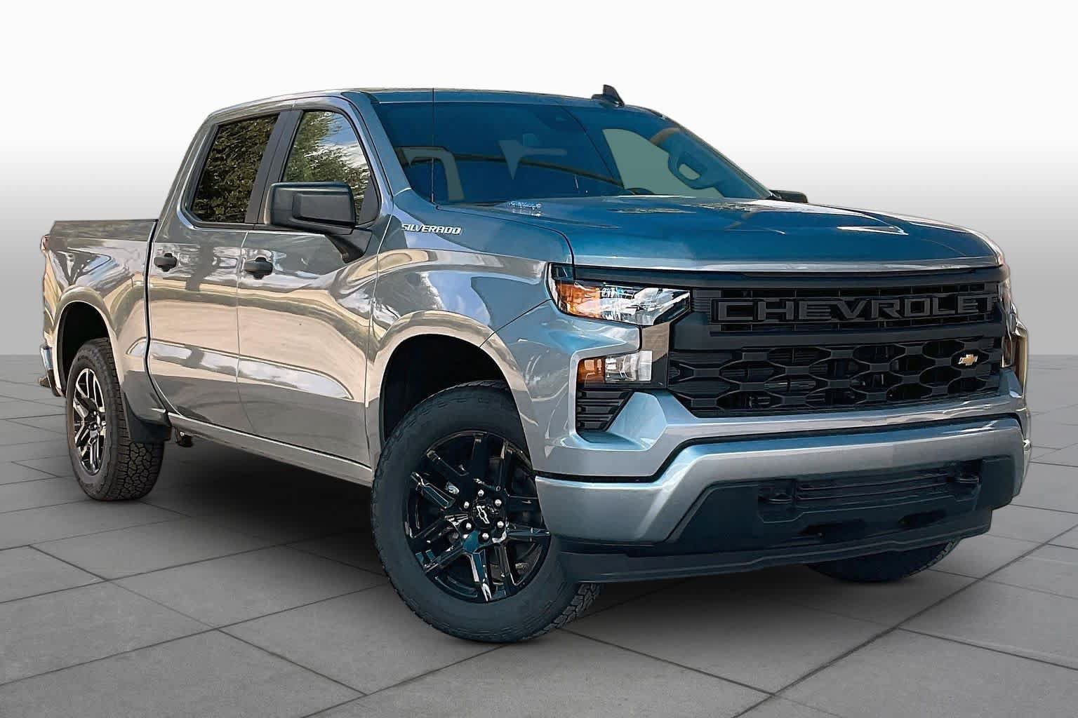 New 2026 Chevrolet Silverado 1500 Custom w/ Turbomax Blackout Package AWD/4WD image 2