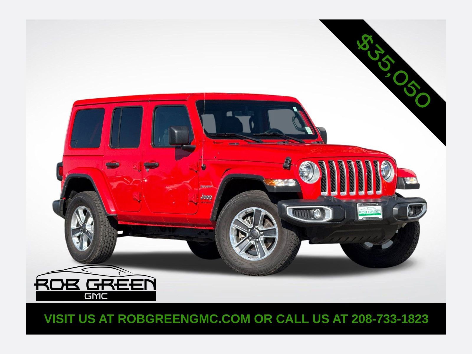Used 2023 Jeep Wrangler Unlimited Sahara w/ Cold Weather Group AWD/4WD image 1