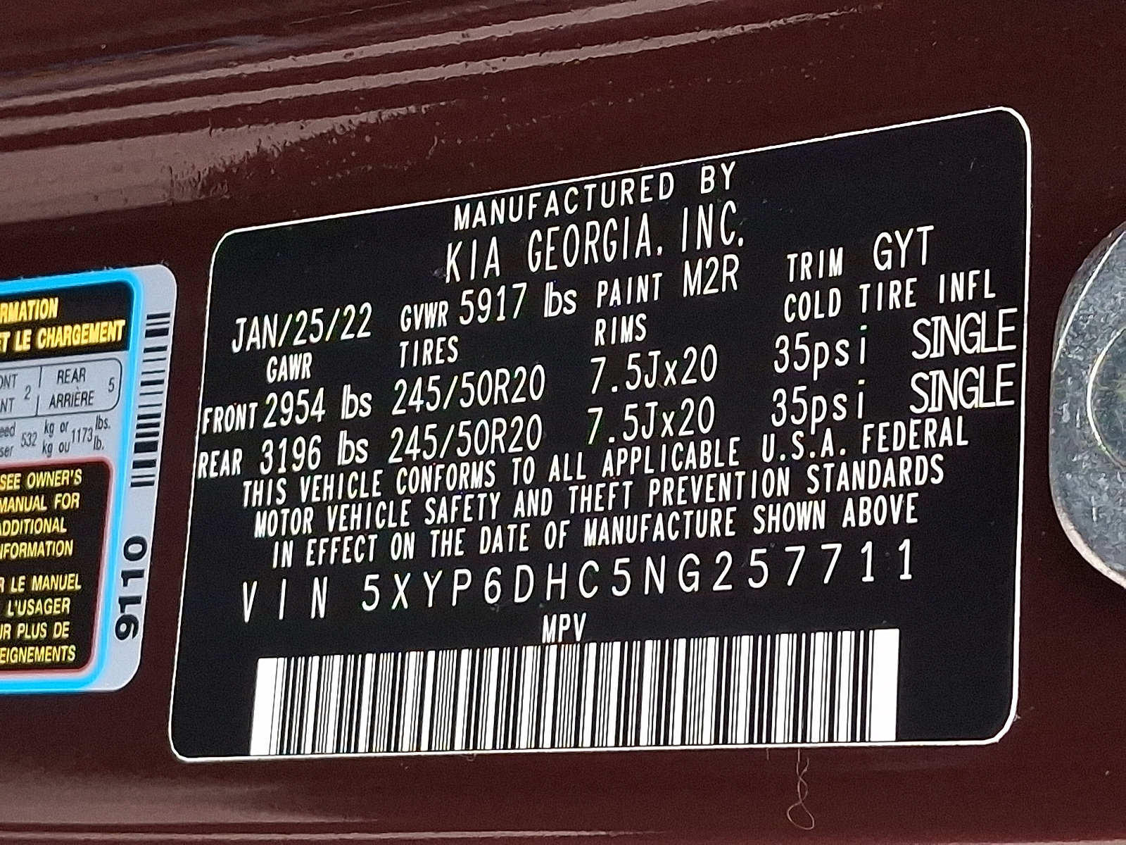 Used 2022 Kia Telluride S image 27