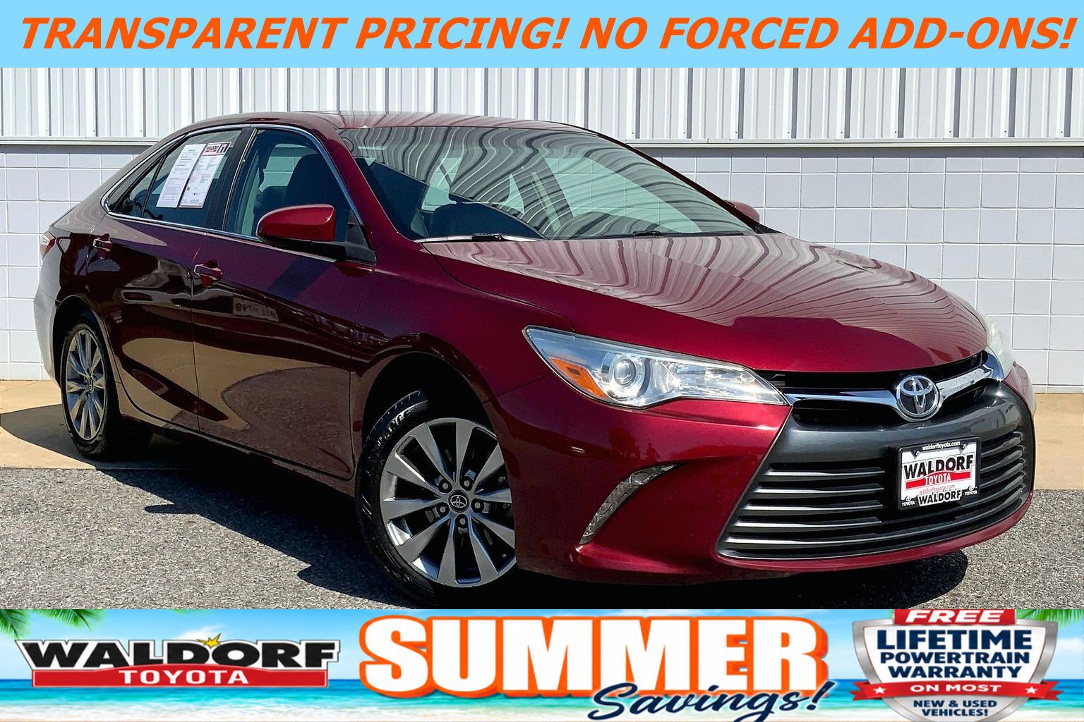Used 2017 Toyota Camry XLE w/ Moonroof Package FWD video 1
