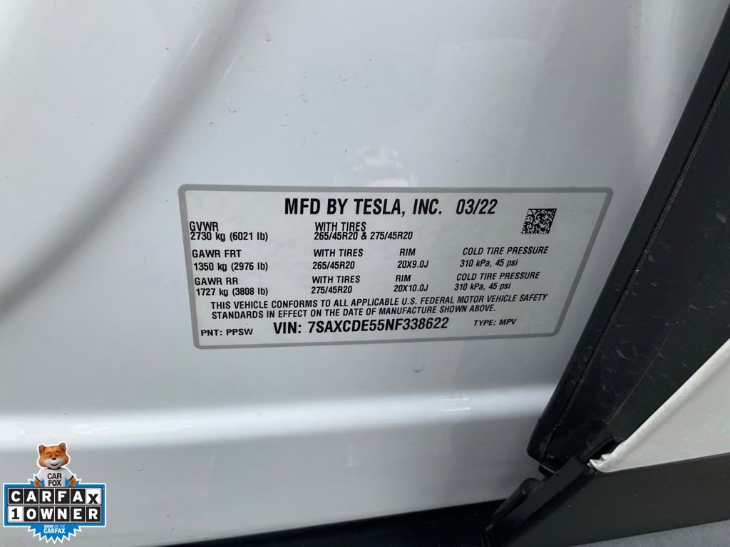 Used 2022 Tesla Model X AWD/4WD image 21