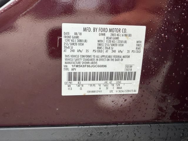 Used 2018 Ford Explorer Limited w/ Equipment Group 301A AWD/4WD image 32