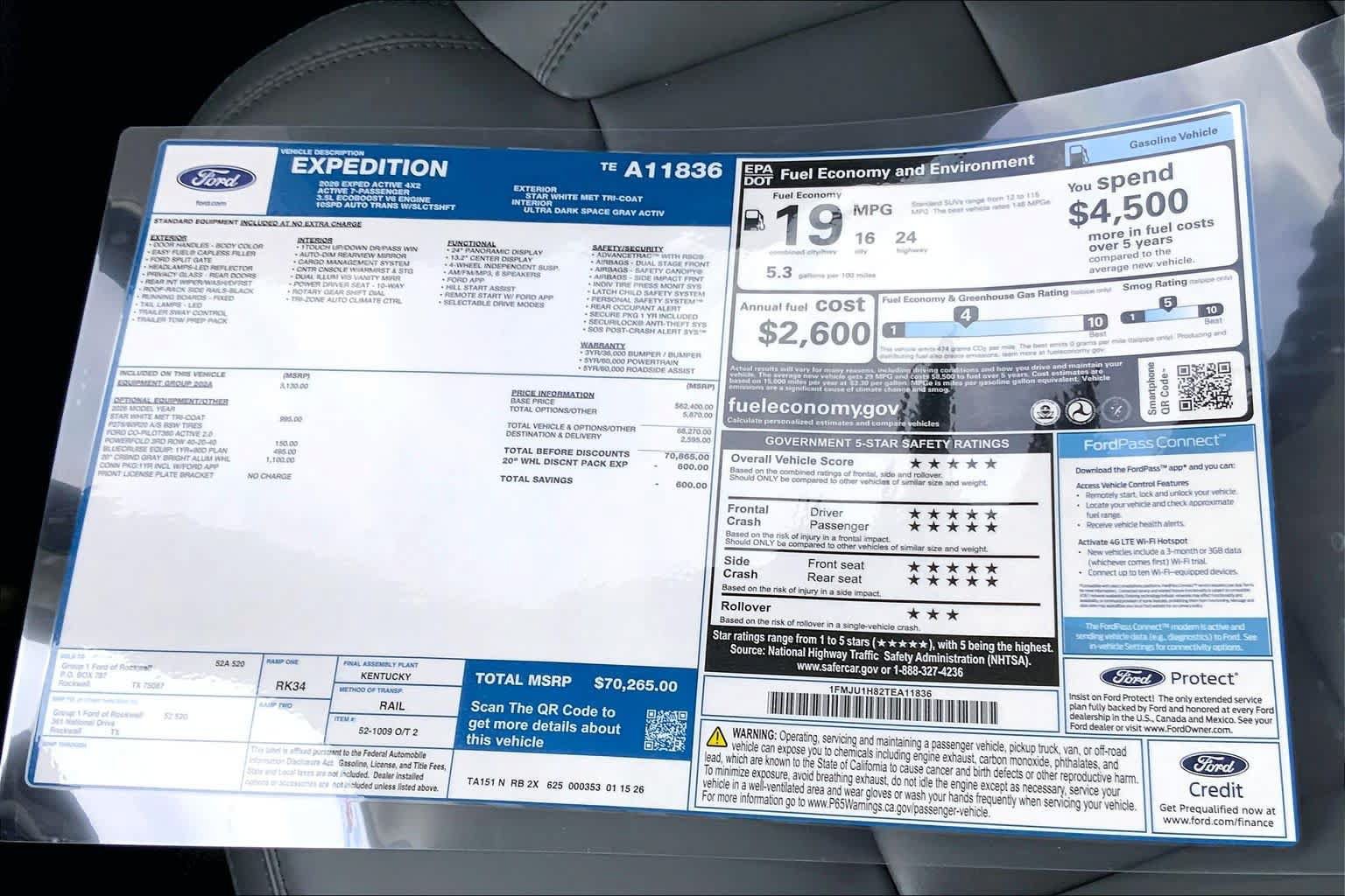 Used 2026 Ford Expedition Active RWD image 19