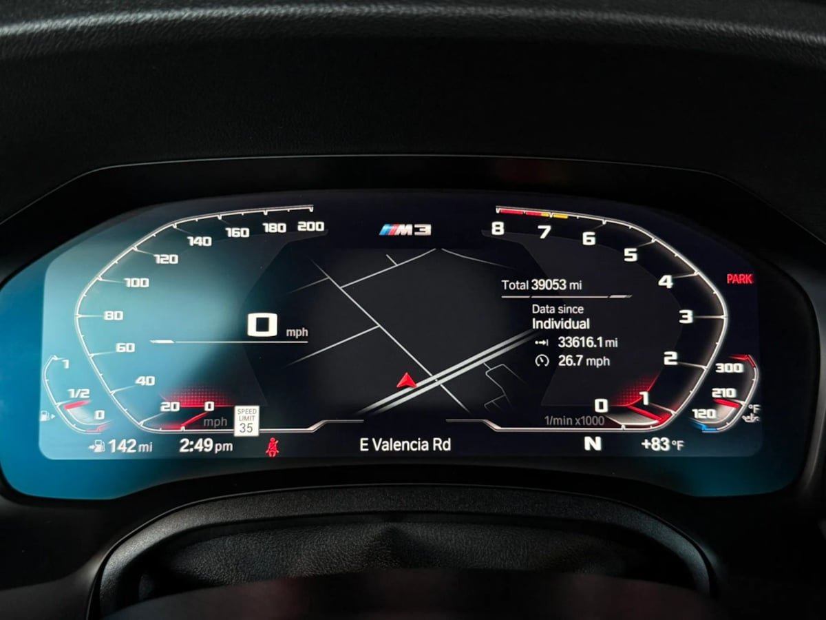 Used 2021 BMW M3 w/ Parking Assistance Package RWD image 57