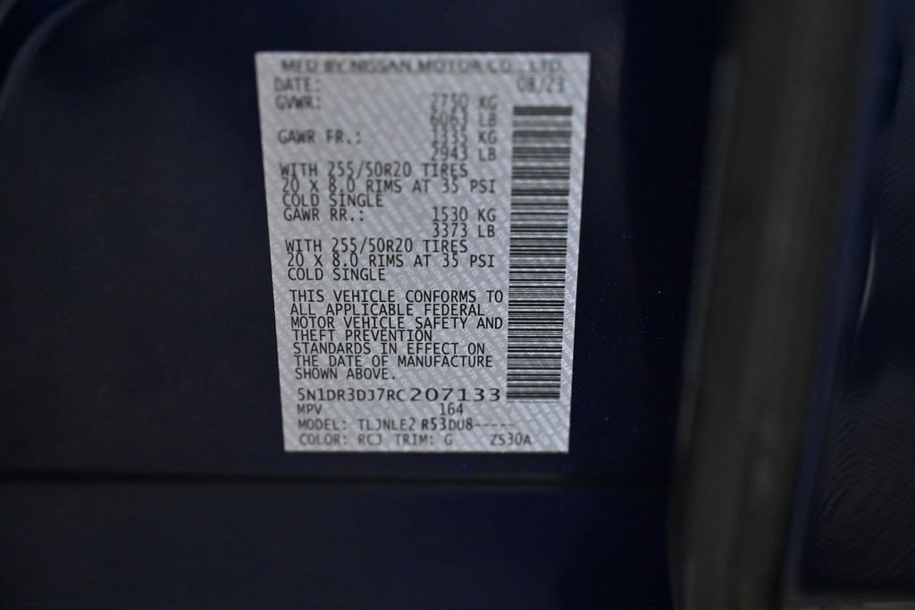 Certified 2024 Nissan Pathfinder Platinum w/ Cargo Package image 33