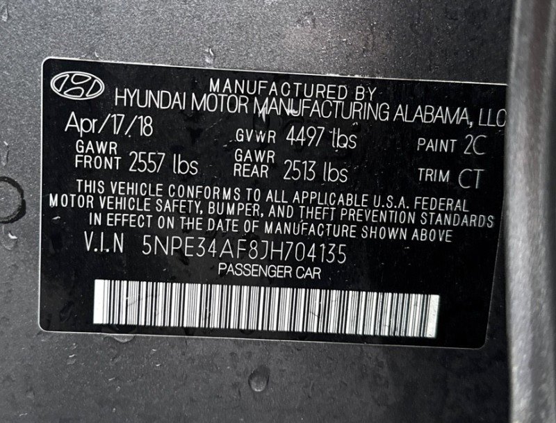 Used 2018 Hyundai Sonata Sport w/ Cargo Package image 41