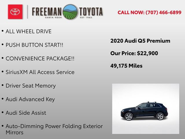 Used 2020 Audi Q5 2.0T Premium w/ Convenience Package AWD/4WD image 10