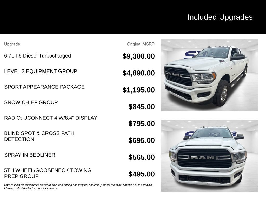 Used 2020 RAM 2500 Big Horn w/ Level 2 Equipment Group image 2