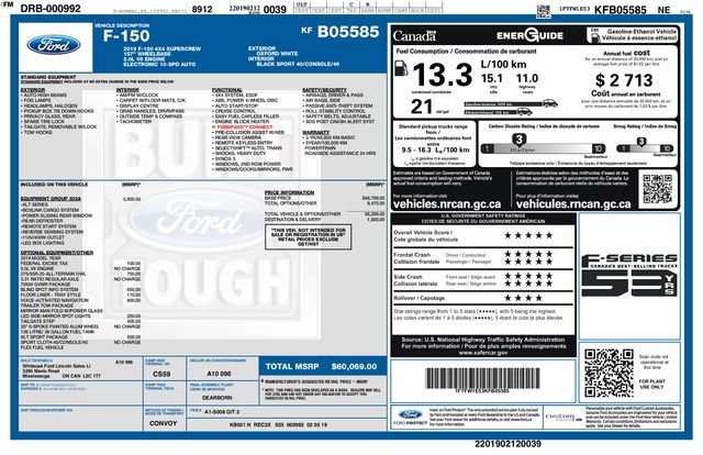 Used 2019 Ford F150 XLT w/ Equipment Group 302A Luxury AWD/4WD image 2