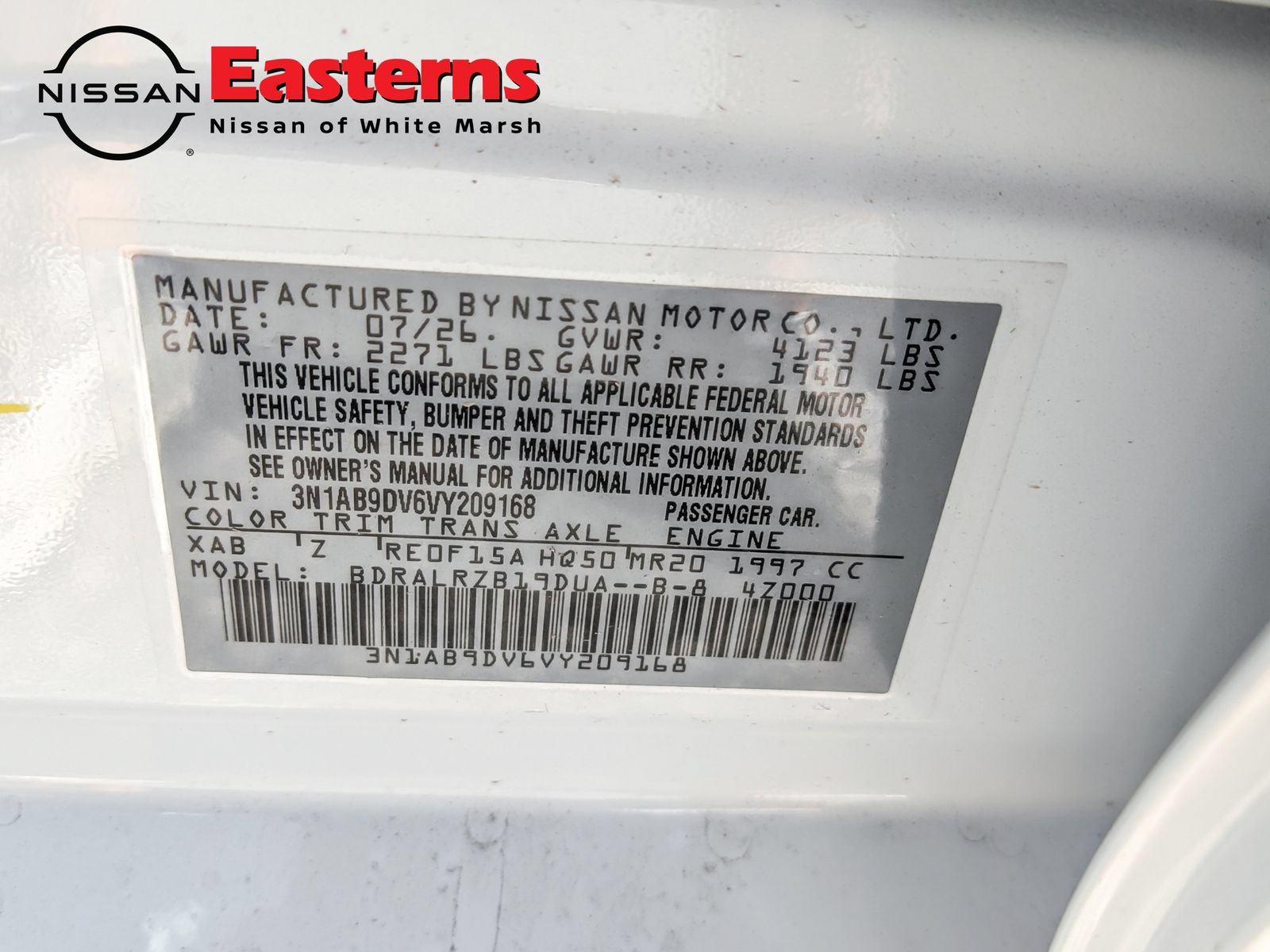 New 2027 Nissan Sentra SR w/ Floor Mat Package FWD image 28