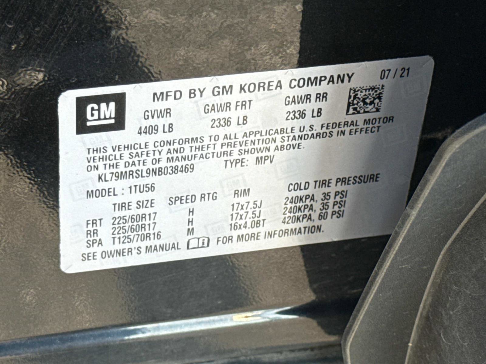 Used 2022 Chevrolet TrailBlazer LT image 31