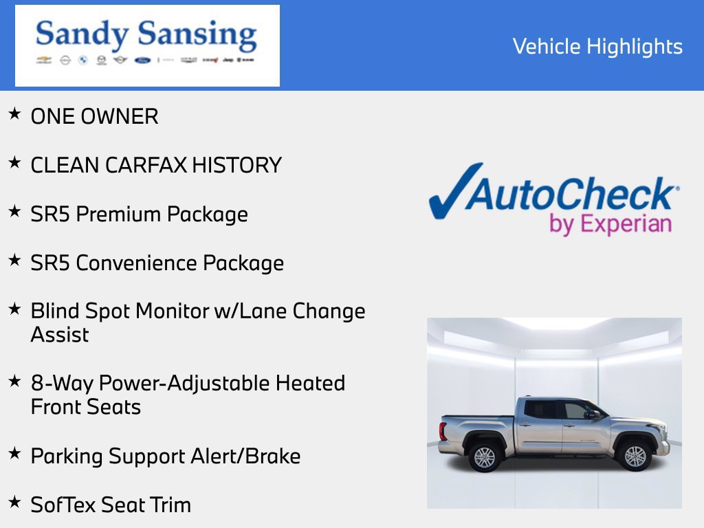 Used 2024 Toyota Tundra SR5 w/ SR5 Premium Package AWD/4WD image 13
