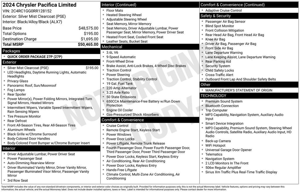 Certified 2024 Chrysler Pacifica Limited FWD video 2