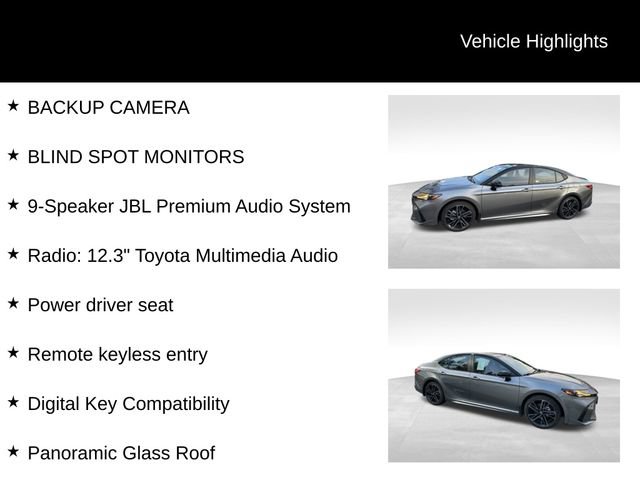 Certified 2026 Toyota Camry XSE w/ Premium Plus Package AWD/4WD image 15
