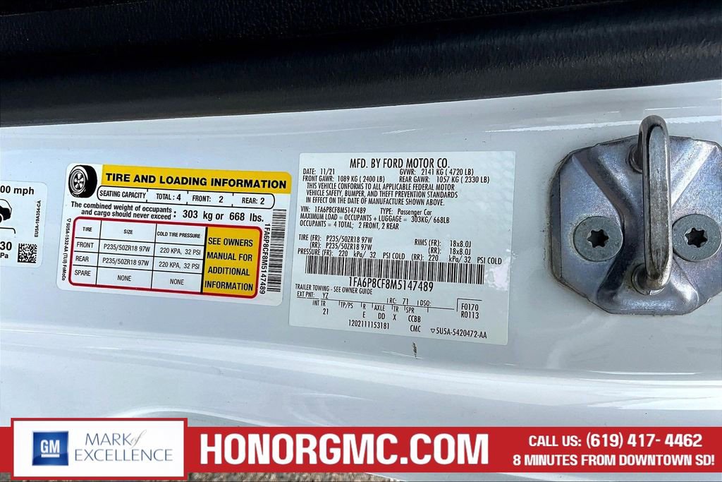 Used 2021 Ford Mustang GT w/ Equipment Group 301A image 17