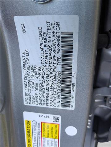 Certified 2025 Honda Civic Sport image 23