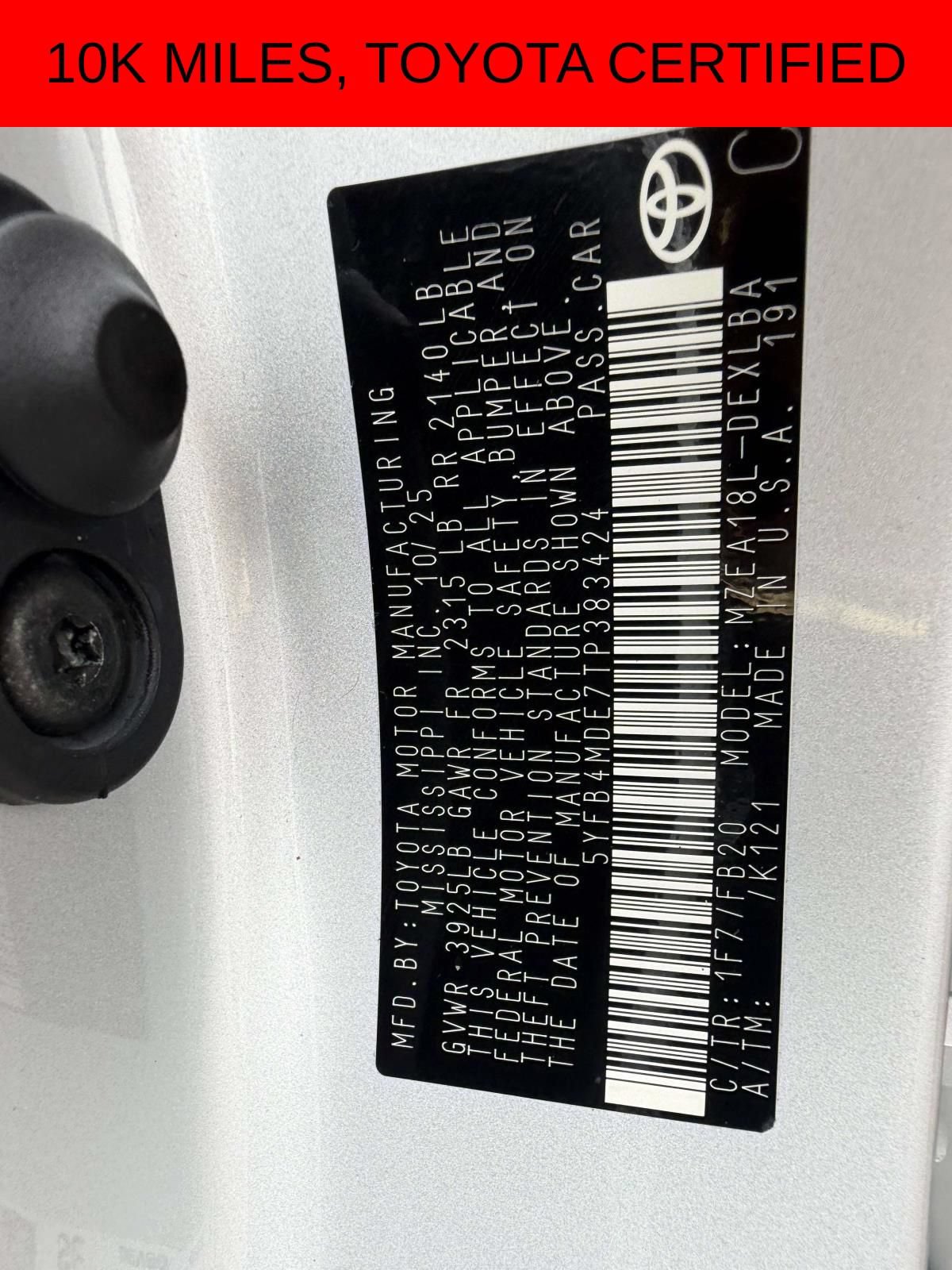 Certified 2026 Toyota Corolla LE FWD image 19