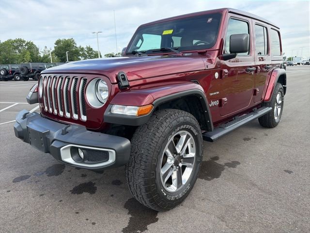 Used 2021 Jeep Wrangler Unlimited Sahara w/ Uconnect 4C Nav & Sound Group AWD/4WD image 2