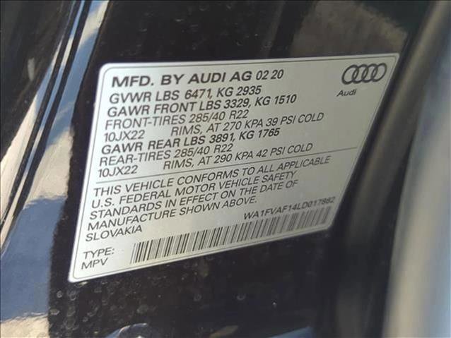 Used 2020 Audi Q8 Prestige w/ Prestige Package image 30