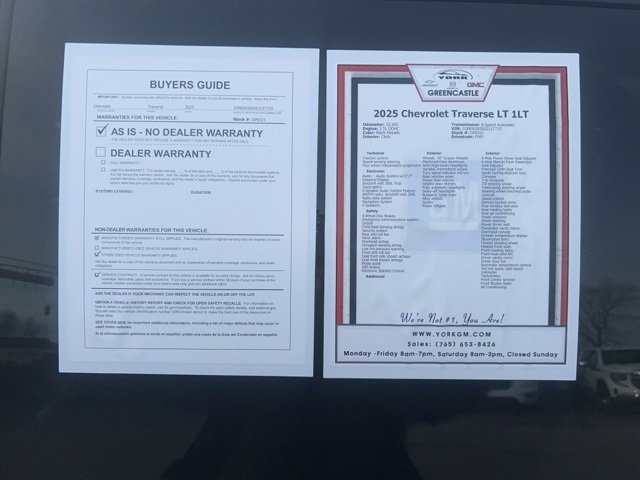Used 2025 Chevrolet Traverse LT image 9