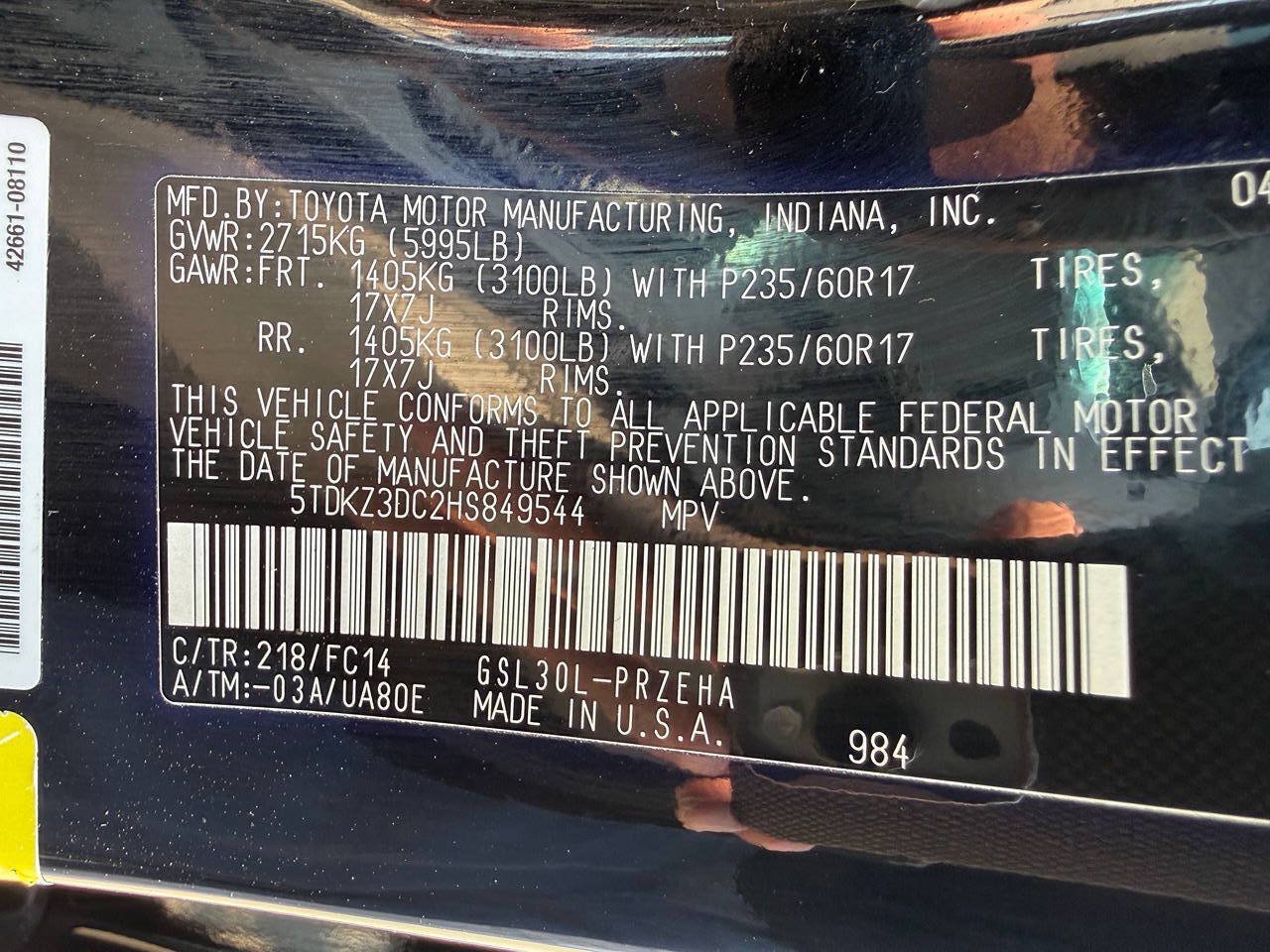 Used 2017 Toyota Sienna LE FWD image 45