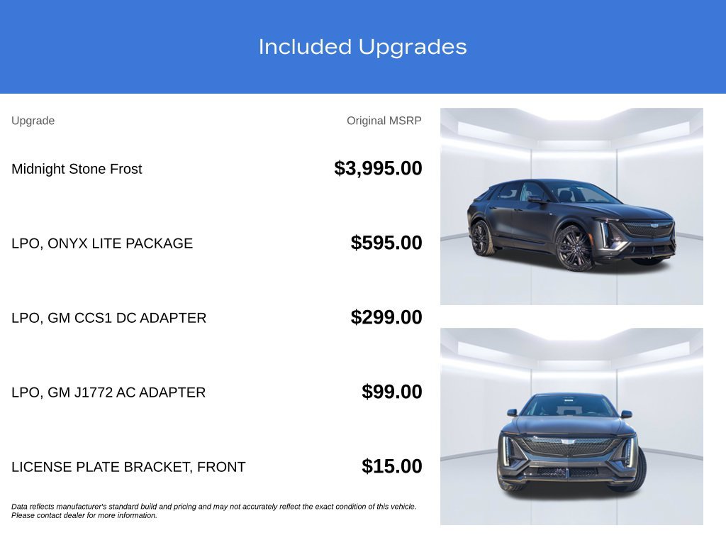 New 2027 Cadillac Lyriq V Premium w/ LPO, Onyx Lite Package AWD/4WD image 3