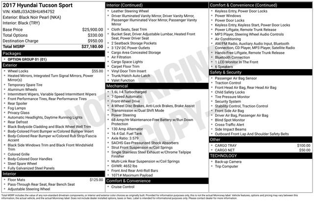 Used 2017 Hyundai Tucson Sport image 24