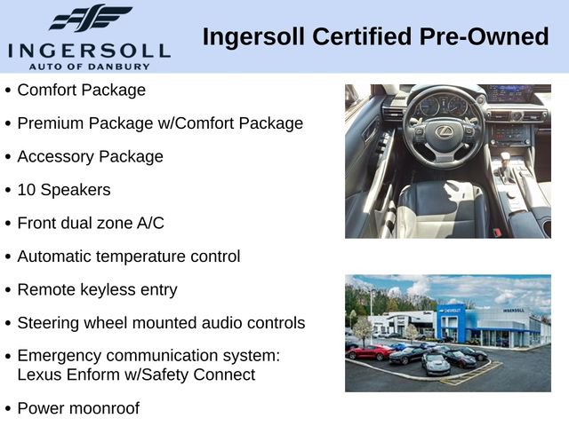 Used 2018 Lexus IS 300 AWD w/ Comfort Package image 10
