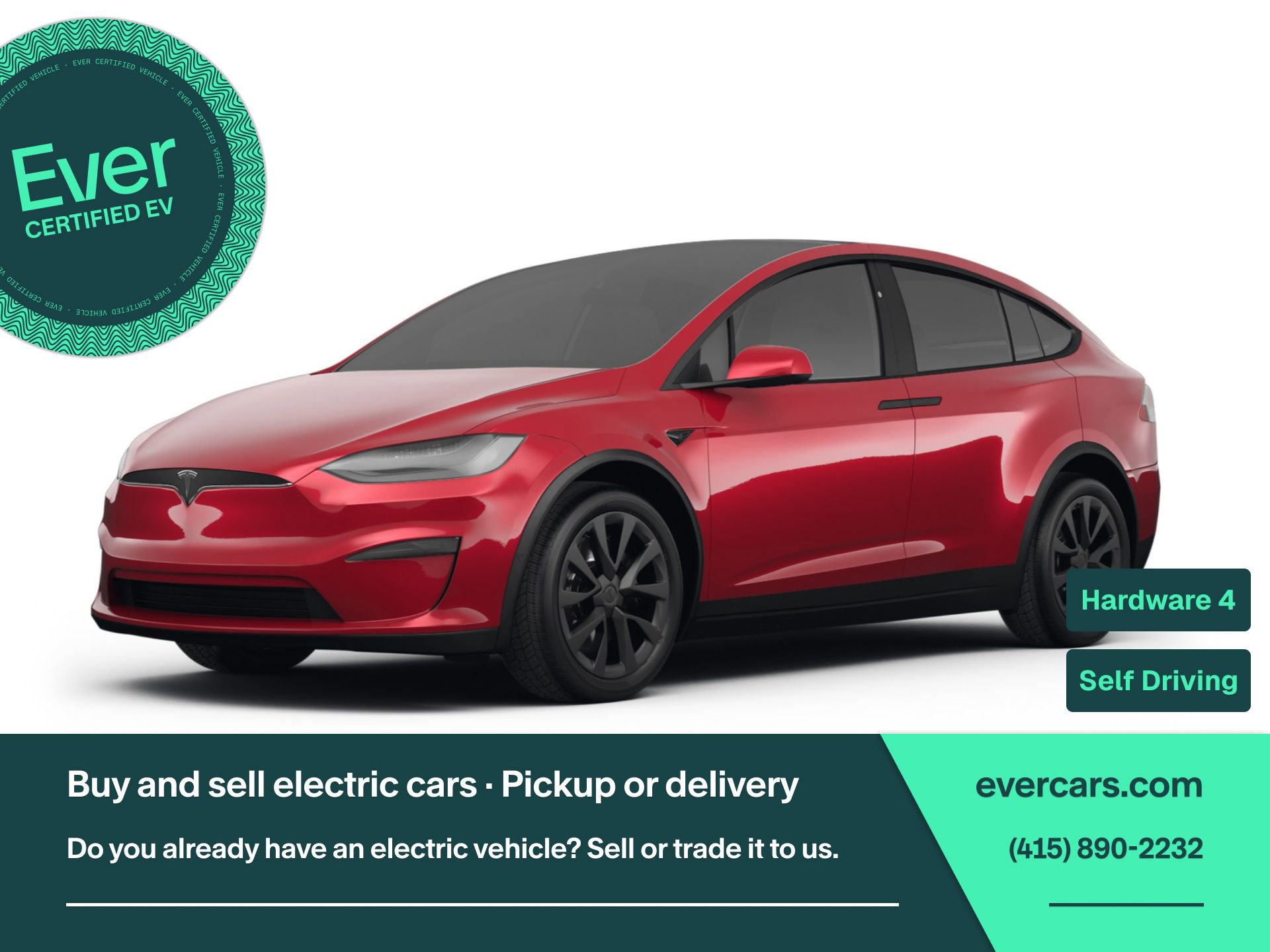 Used 2023 Tesla Model X Plaid AWD/4WD image 1
