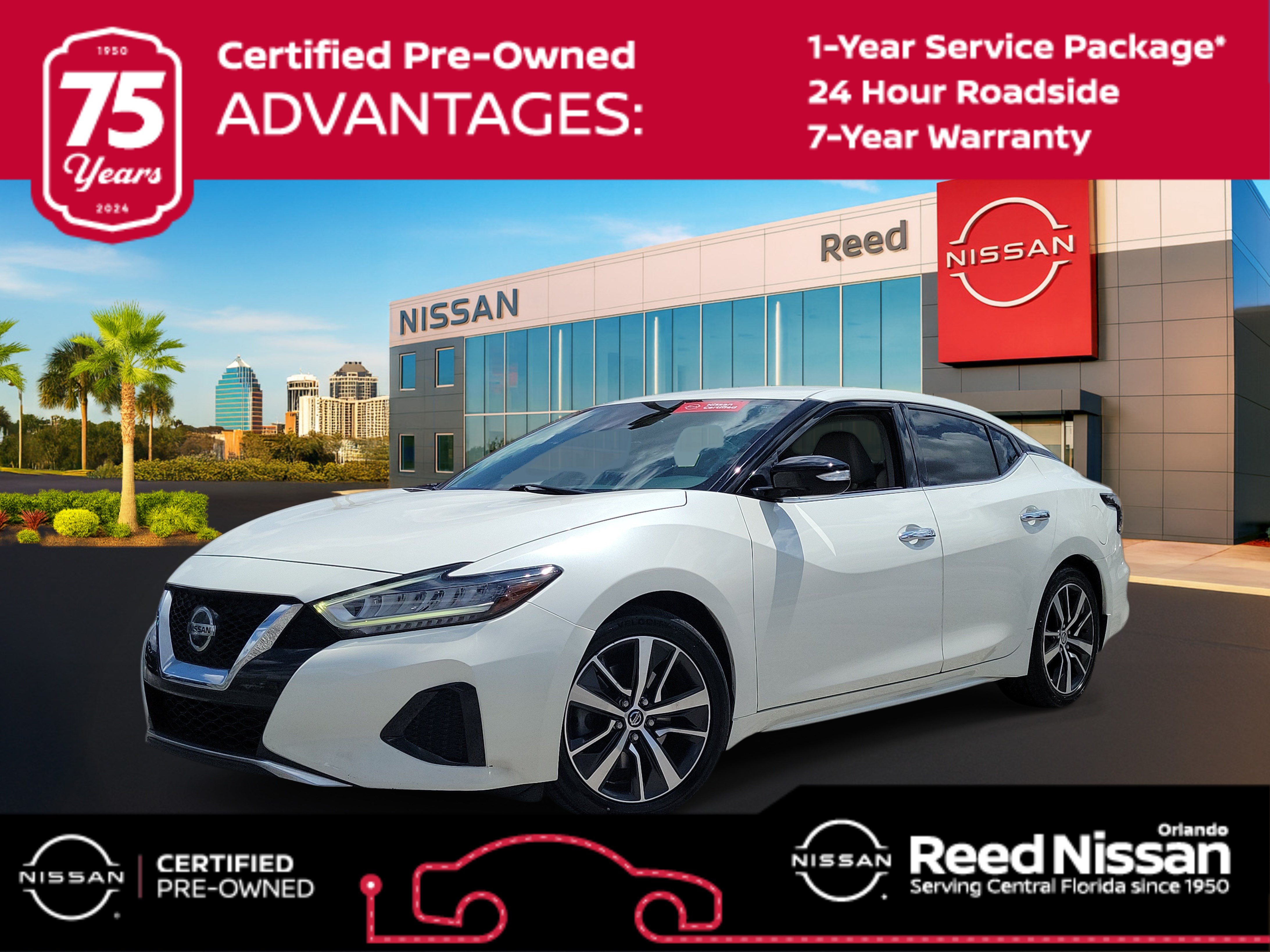 Certified 2020 Nissan Maxima 3.5 SV w/ Illumination Package