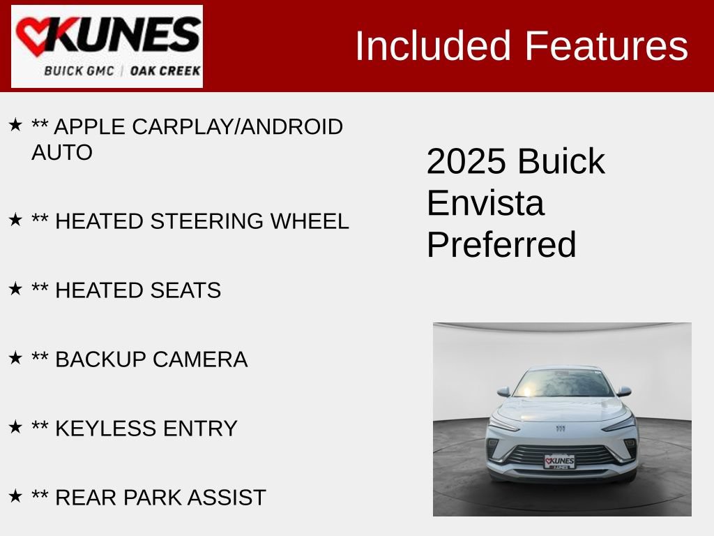 Used 2025 Buick Envista Preferred w/ Convenience I Package FWD image 2