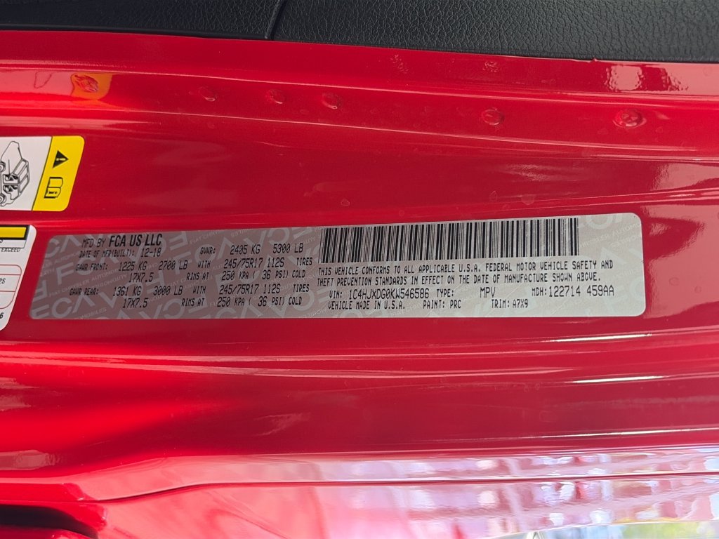 Used 2019 Jeep Wrangler Unlimited Sport S AWD/4WD image 9